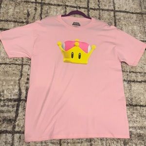 Princess Peach Crown Super Mario T-Shirt